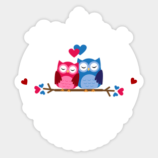 The illustration design for Valentine's Day celebration  - For romantic love, friendship, and admiration. Sticker